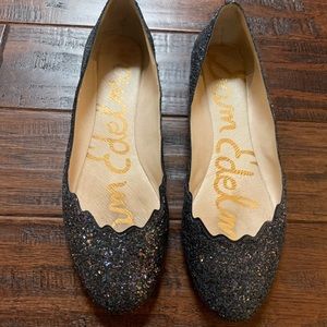 Sam Edelman Midnight Blue sparkle shoes